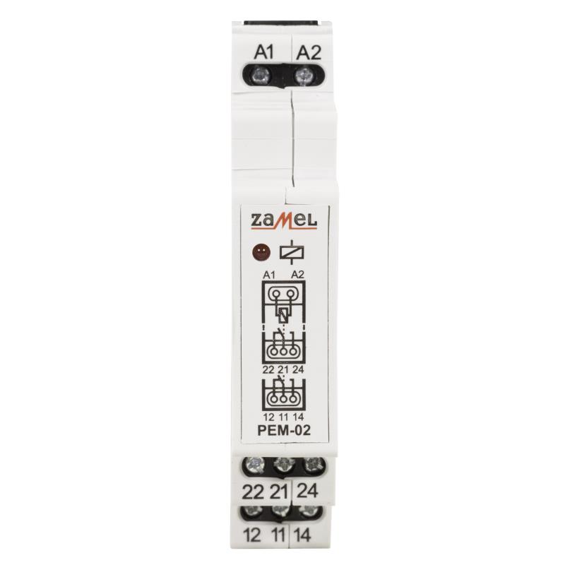 [ZMPEM02230] RELÉ MODULAR 2 INVERSORES 230Vac