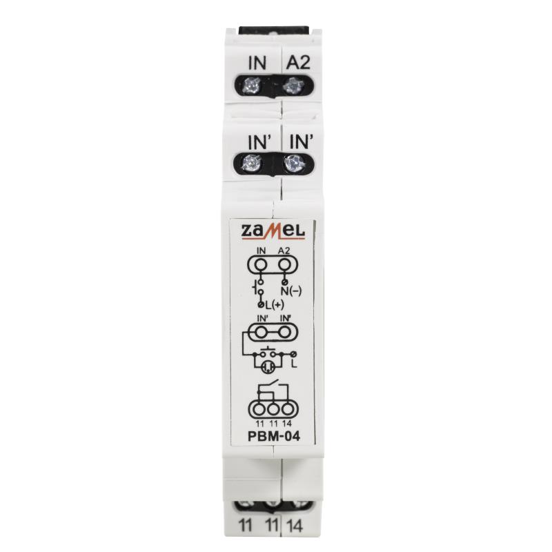 [ZMPBM04U] TELERRUPTOR MODULAR TENSÃO UNIVERSAL 12-230Vac/dc