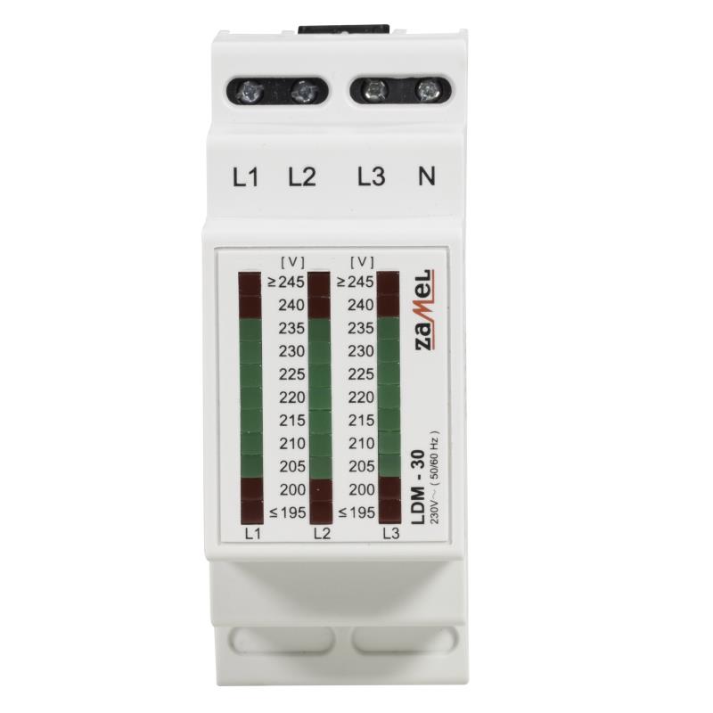 INDICADOR MODULAR VALOR VOLTAJE 3 FASES