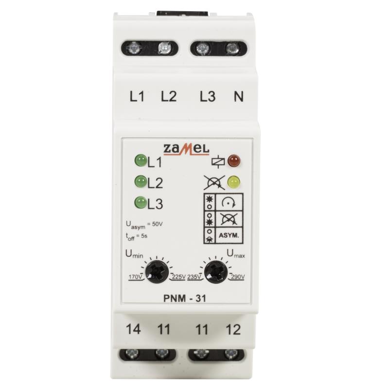 [ZMPNM31] RELÉ TENSÃO MODULAR TRIFÁSICO