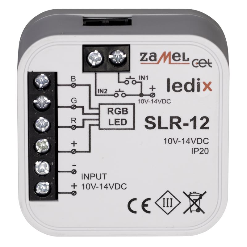 [ZMSLR12] CONTROLADOR RGB 10-14Vdc PARA CAJA DE EQUIPO