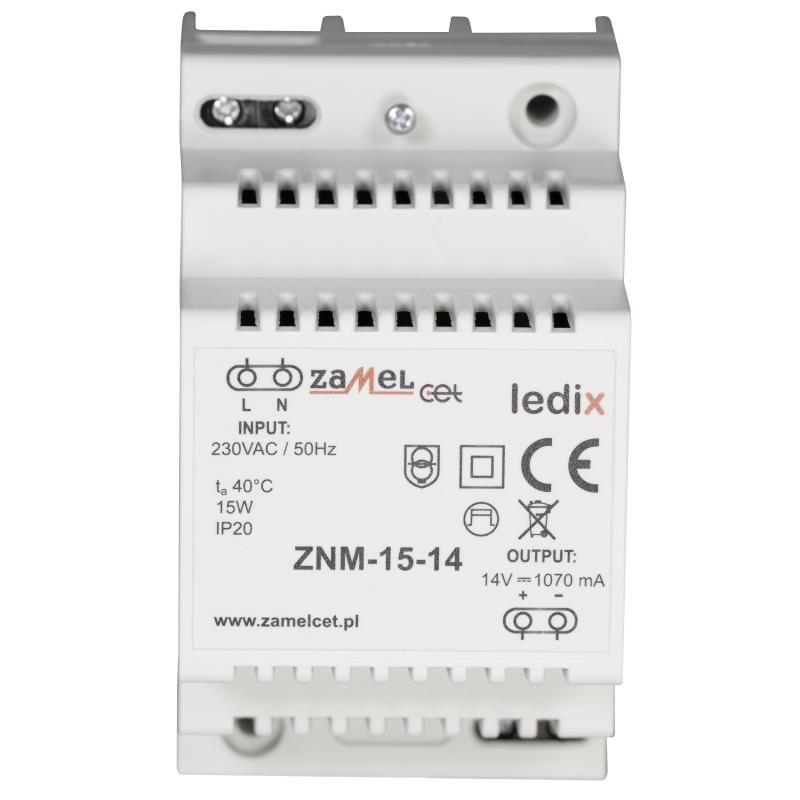 FONTE ALIMENTAÇÃO MODULAR LED 14Vdc 15W