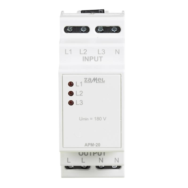 [ZMAPM20] INTERRUPTOR MODULAR AUTOMÁTICO FASE AUTO