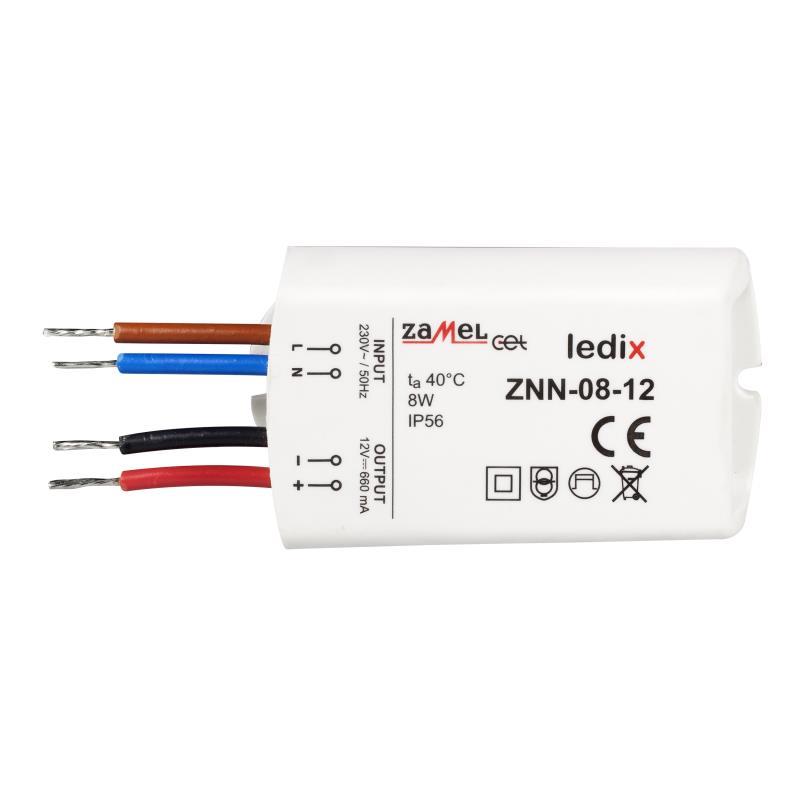 FUENTE DE ALIMENTACIÓN
 LED 12Vdc 8W
