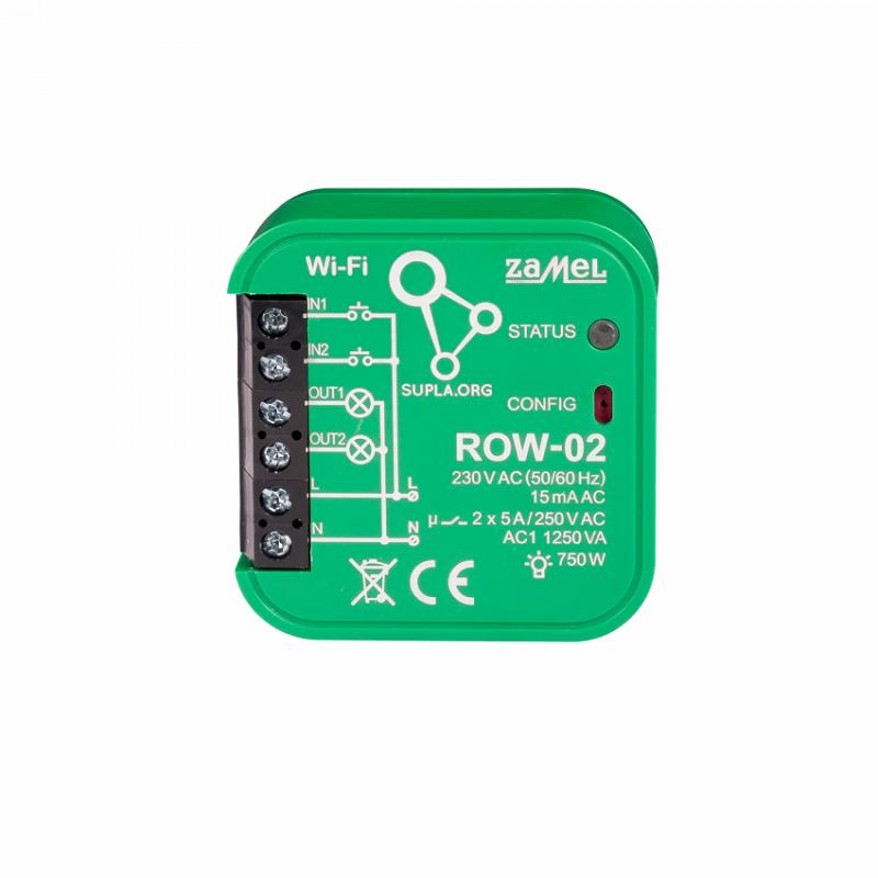 RECETOR Wi-Fi 2 CANAIS SUPLA PARA CAIXA APARELHAGEM