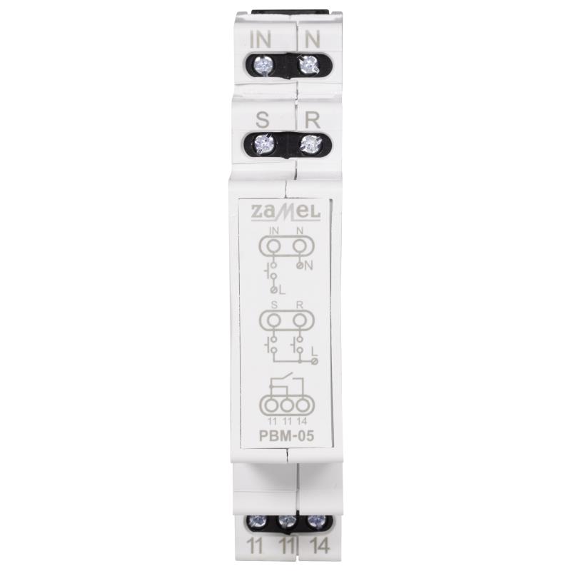 TELERRUPTOR MODULAR 230Vac COM SET/RESET CONSUMO ZERO