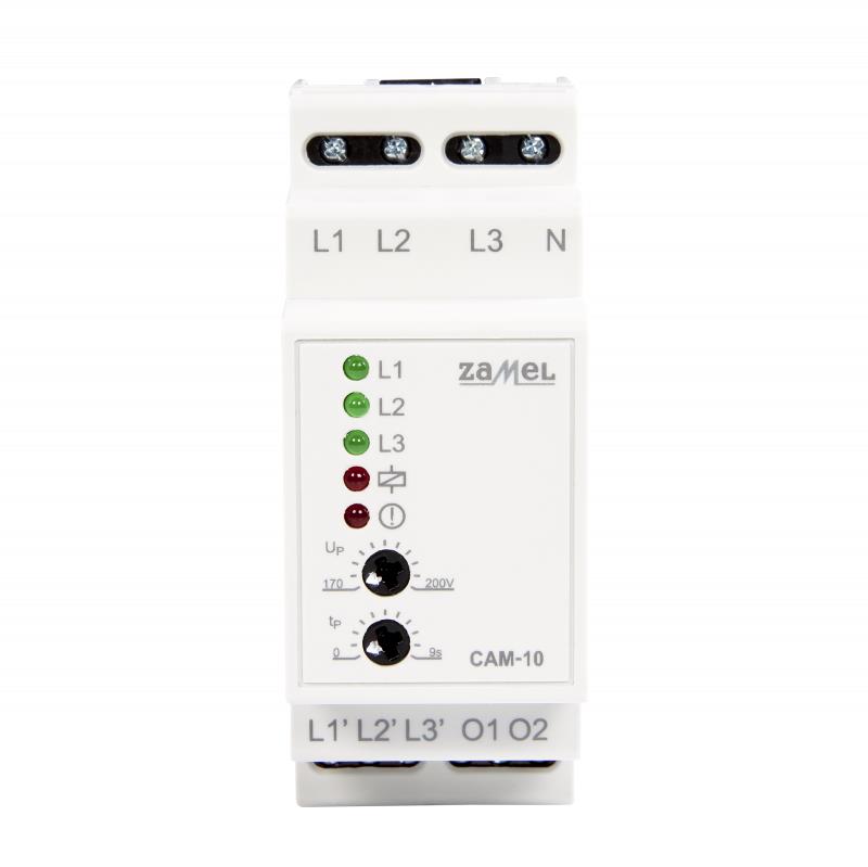 SENSOR MODULAR SEQUÊNCIA E FALTA FASE COM CONTROLO CONTACTO