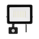 FLOODLIGHT COM SENSOR 50W 4000K IP65 240Vac