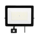 FLOODLIGHT COM SENSOR 150W 4000K IP65 240Vac