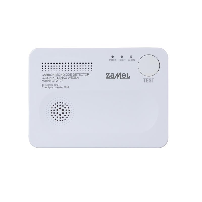 DETECTOR MONÓXIDO CARBONO A BATERÍA Y BOTÓN DE PRUEBA