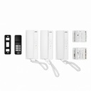 KIT AUDIO TRIFAMILIAR SISTEMA DOIS FIOS