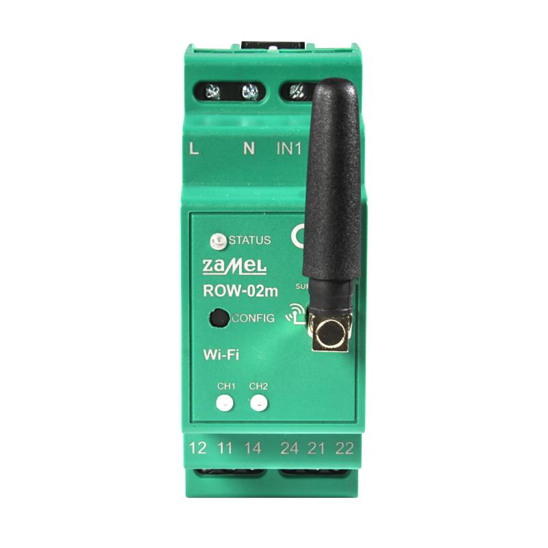 [ZMROW02m] RECEPTETOR Wi-Fi 2 CANALES MODULAR SUPLA