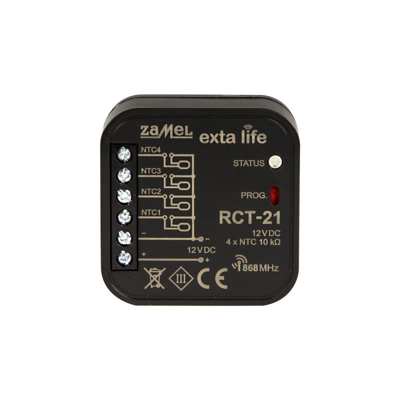 SENSOR TEMPERATURA 4 CANAIS 12Vdc EXTA LIFE PARA CAIXA APARELHAGEM