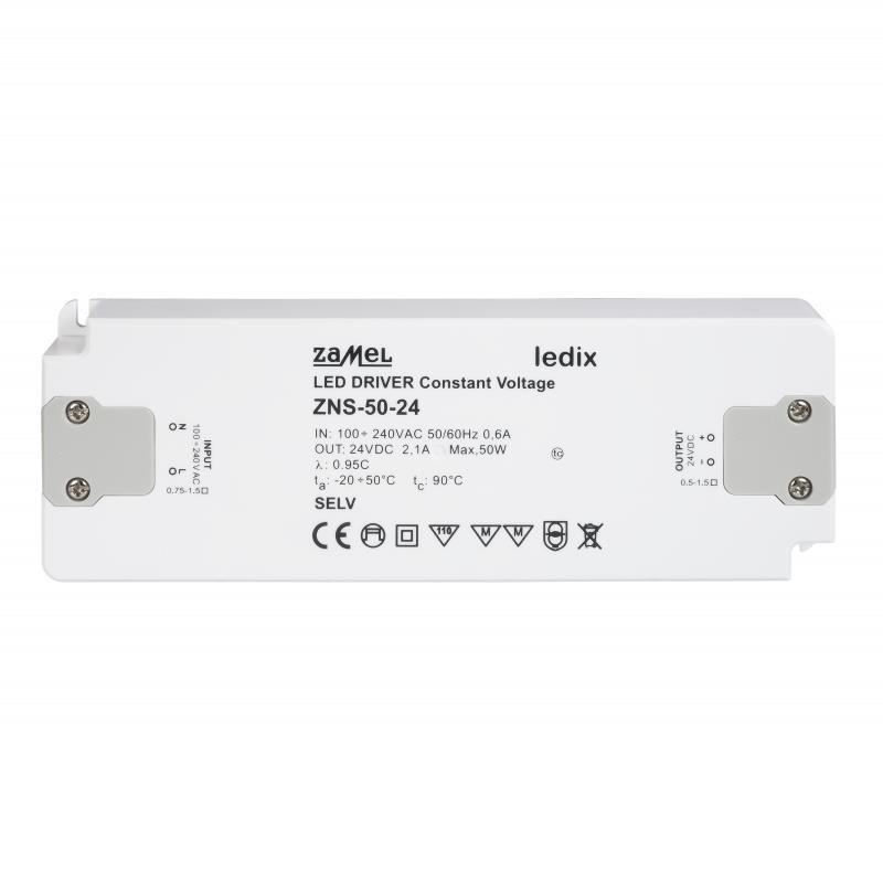 [ZMZNS5024] FONTE ALIMENTAÇÃO LED SLIM 24Vdc 50W