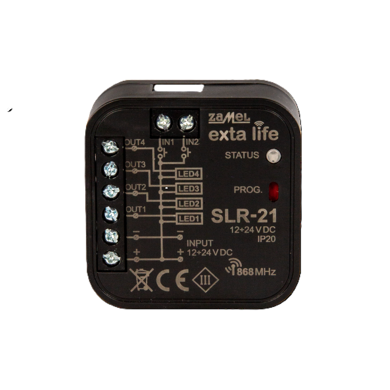 [ZMSLR21] DRIVER LED 4 CANAIS 12-24 Vdc EXTA LIFE