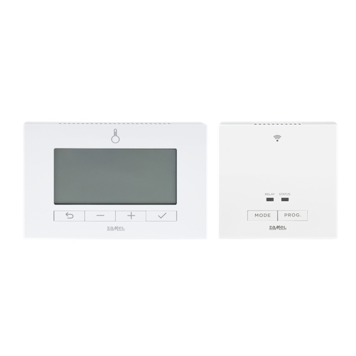 CONJUNTO DE CONTROLO DE TEMPERATURA (CALDEIRA), SEMANAL (ZMLBW23 + ZMLOT21), A PILHAS, TIPO BRANCO EXTA LIFE