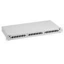 QUADRO DE DISTRIBUIÇÃO DE FIBRA ÓTICA ULTIMODE RPU-324 24xSC SIMPLEX CINZA