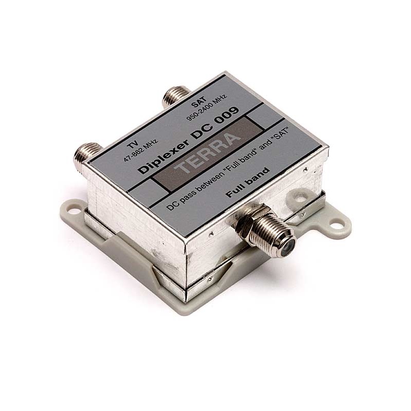 COMBINADOR TV/SAT (DIPLEXER) DC-009 TERRA
