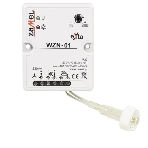 [ZMWZN01S1] INTERRUPTOR CREPUSCULAR EMBUTIR