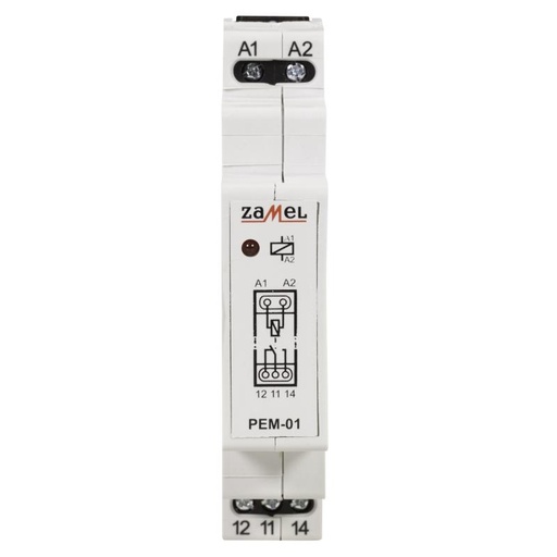 [ZMPEM01230] RELÉ MODULAR 1 INVERSOR 230Vac