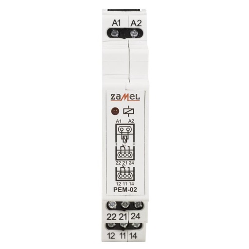 [ZMPEM02230] RELÉ MODULAR 2 INVERSORES 230Vac