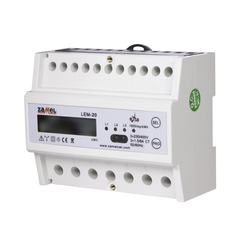 [ZMLEM20] ANALISADOR MODULAR CONTAGEM TRIFÁSICO KW RS