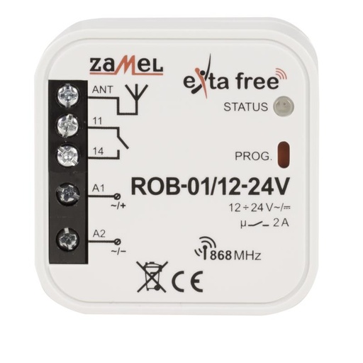 [ZMROB01] CONTROLADOR PORTÃO AUTOMÁTICO  EXTA FREE PARA LA CAJA DEL EQUIPO