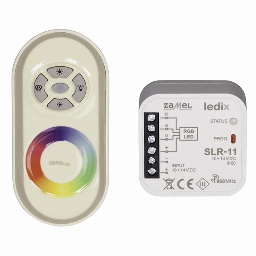 [ZMSLR11P] KIT CONTROLO RGB VIA RADIO 10-14Vdc