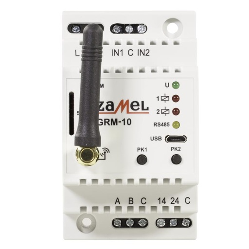 [ZMGRM10] INTERRUPTOR  REMOTO MODULAR GSM 2 CANALES EXTA FREE