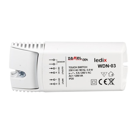 [ZMWDN03] INTERRUPTOR TOQUE 230Vac (PARA UTILIZADORES COM PACEMAKER)