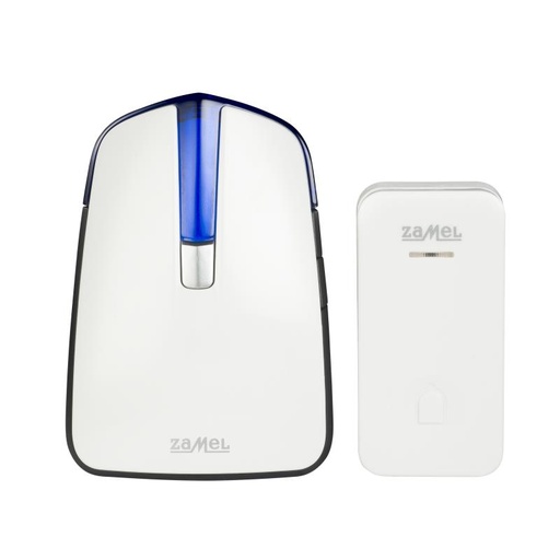 [ZMST370] CAMPAINHA RUMBA WIRELESS A PILHAS (BOTÃO SEM PILHA)