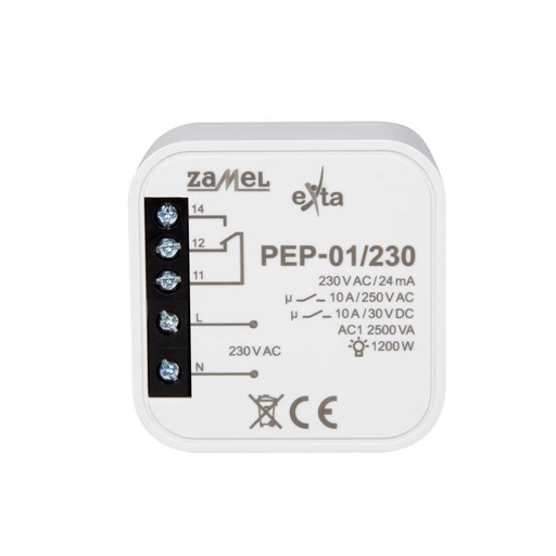 [ZMPEP01230] RELÉ 1 INVERSOR 10A 230Vac PARA CAJA DE EQUIPO