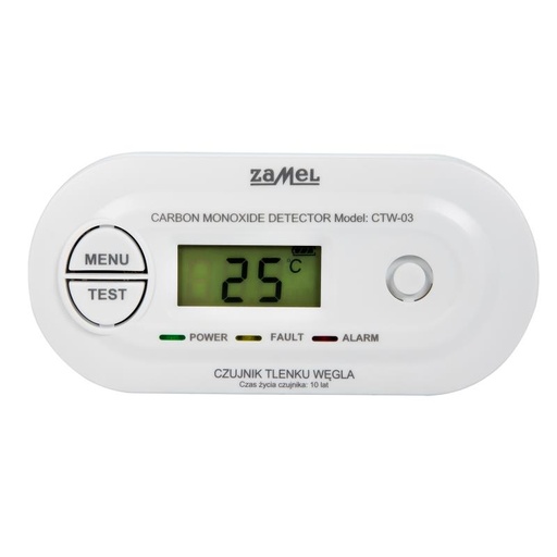 [ZMCTW03] DETECTOR MONÓXIDO CARBONO A PILHAS