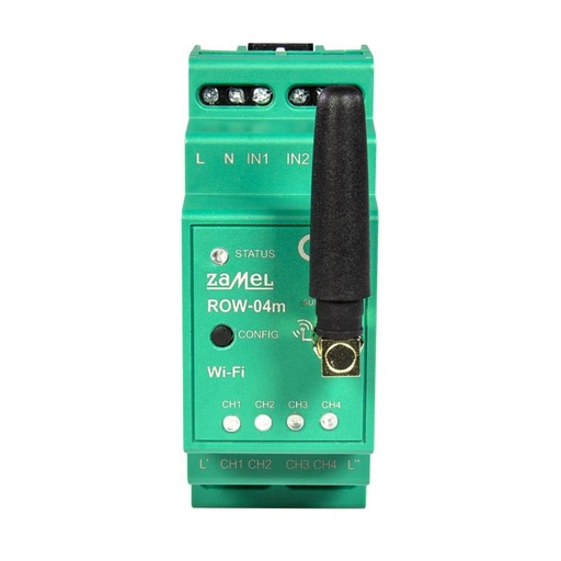 [ZMROW04m] RECETOR Wi-Fi 4 CANAIS MODULAR SUPLA