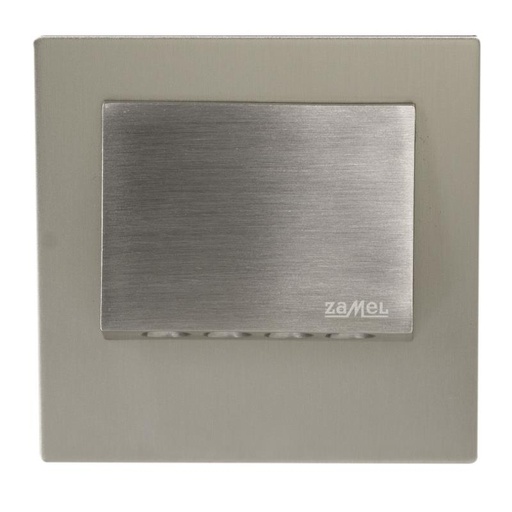 [ZM11-221-22] NAVI CON ARO EMPOTRAR 230Vac BLANCO CALIENTE ACERO INOXIDABLE