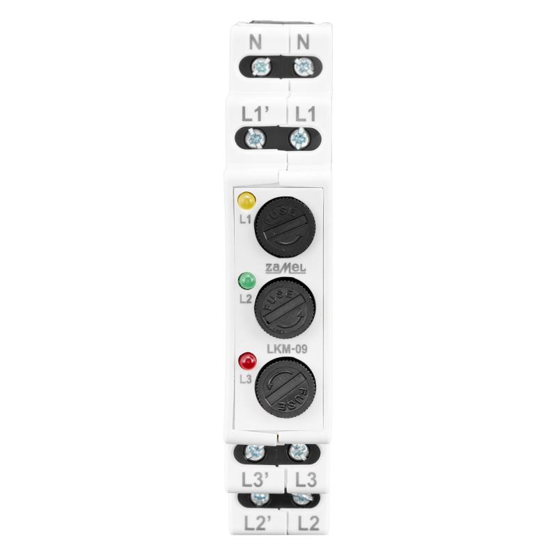 [ZMLKM0940] SINALIZADOR MODULAR PRESENCIA VOLTAJE CON FUSIBLES