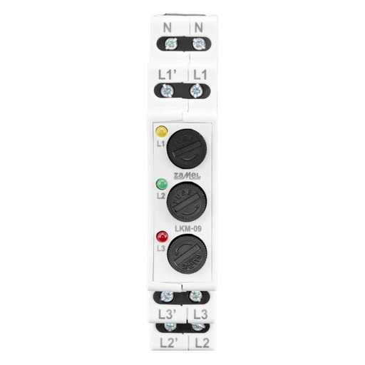 [ZMLKM0940] SINALIZADOR MODULAR PRESENÇA TENSÃO COM FUSÍVEIS