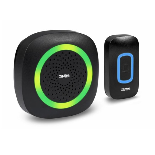 [ZMST420B] CAMPAINHA DANCE II A PILHAS PRETA