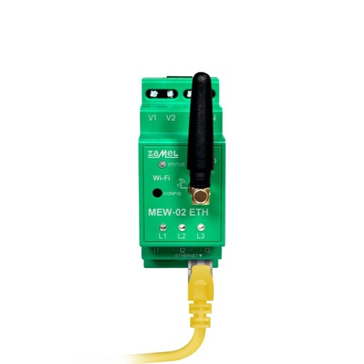 [ZMMEW02 ETH] MONITOR DE ENERGÍA ELÉCTRICA ETHERNET 3F+N COM 3xTI’S SC-16