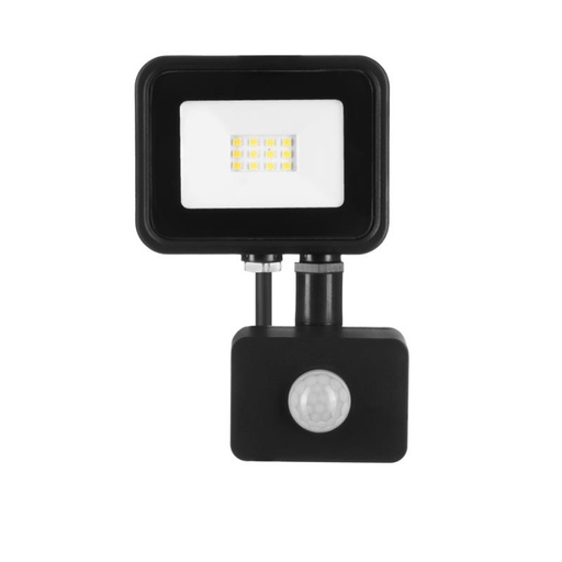 [ZMNAS-10WWPIR] FLOODLIGHT COM SENSOR 10W 3000K IP65 240Vac