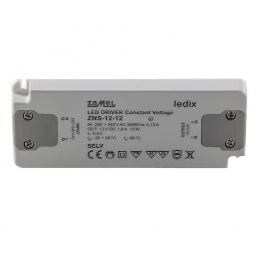 [ZMZNS1212] FUENTE DE ALIMENTACIÓN LED SLIM 12Vdc 12W
