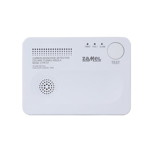 [ZMCTW07] DETECTOR MONÓXIDO CARBONO A BATERÍA Y BOTÓN DE PRUEBA