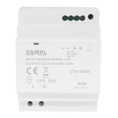 [ZMZTM10024] FONTE ALIMENTAÇÃO MODULAR IMPULSO 100W 24Vdc 4.16A