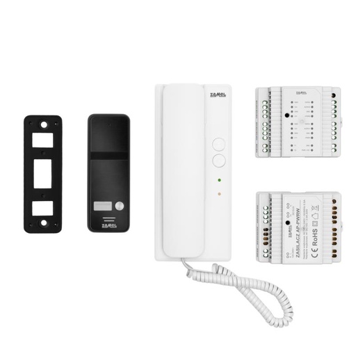 [ZMAS101A] KIT AUDIO UNIFAMILIAR SISTEMA DOIS FIOS