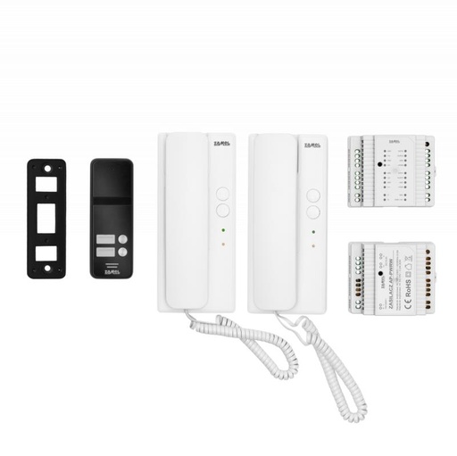 [ZMAS102A] KIT AUDIO BIFAMILIAR SISTEMA DOS HILOS