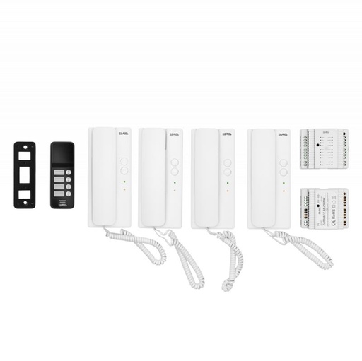 [ZMAS104A] KIT AUDIO TETRAFAMILIAR SISTEMA DOS HILOS