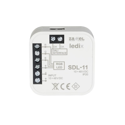 [ZMSDL11] CONTROLADOR RGB DALI 10-48Vdc PARA CAIXA APARELHAGEM