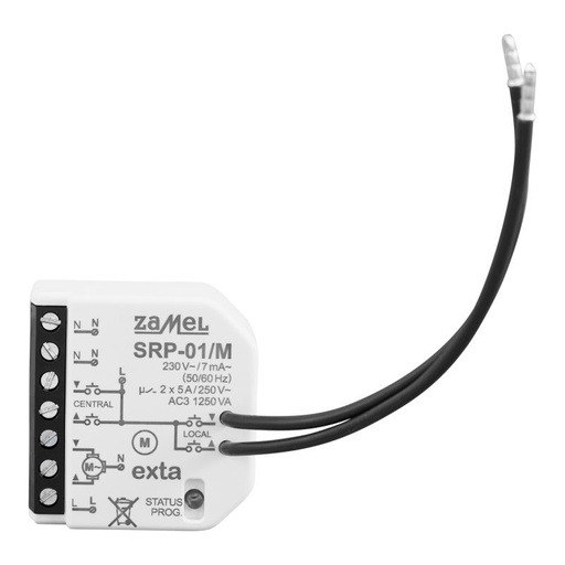 [ZMSRP01/M] CONTROLADOR PERSIANA LOCAL/CENTRAL MINI CON MEMÓRIA