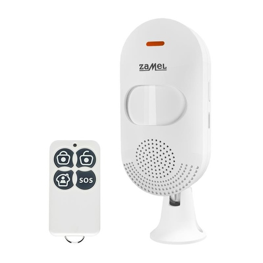 [ZMZAM400] MINI ALARME CON SENSOR MOVIMIENTO CONTROLADO POR CONTROL REMOTO IP20 GARDI