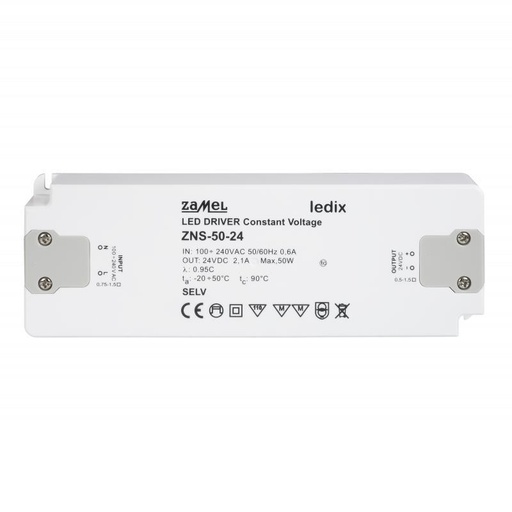 [ZMZNS5024] FONTE ALIMENTAÇÃO LED SLIM 24Vdc 50W